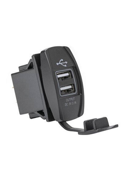 Powermaster IC-266-C-3 Marin Tip 2'li Gömme USB 5V 3.1A 12-24Volt