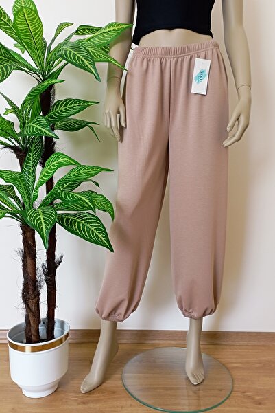 VİP BERA TEKSTİL Kadın Soft Kumaş Şalvar Model Balon Pantolon