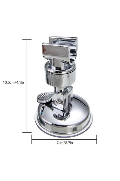 OEM Shower holder, Suction cup, ABS, Silver