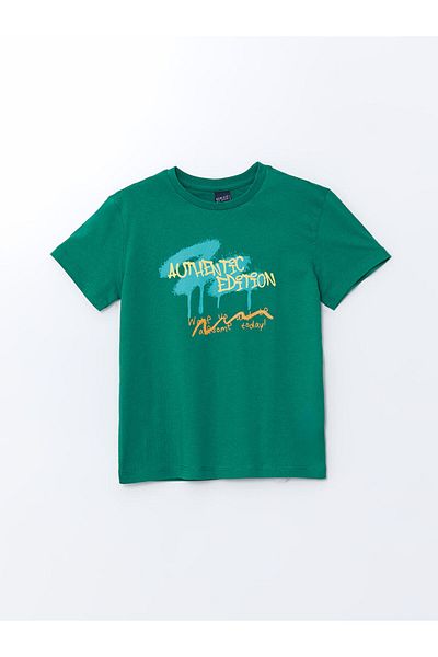 LC Waikiki Νέα σεζόν Crew Neck Boy's Tisort - S5K367Z4