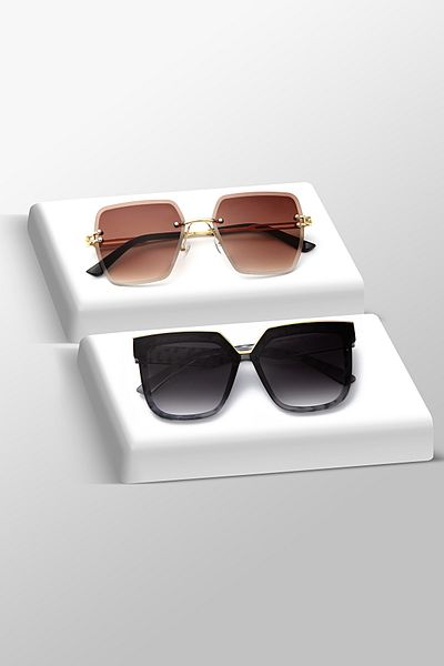 Nilu Moda Set of 2 Sun Glasses