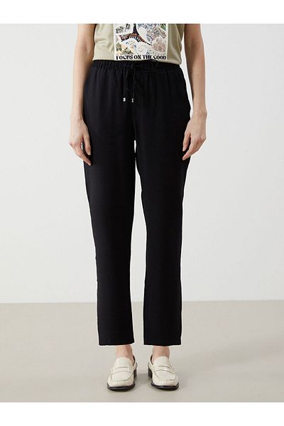 LC Waikiki Pantaloni de damă cu talie elastică în formă de morcov - S5G158Z8