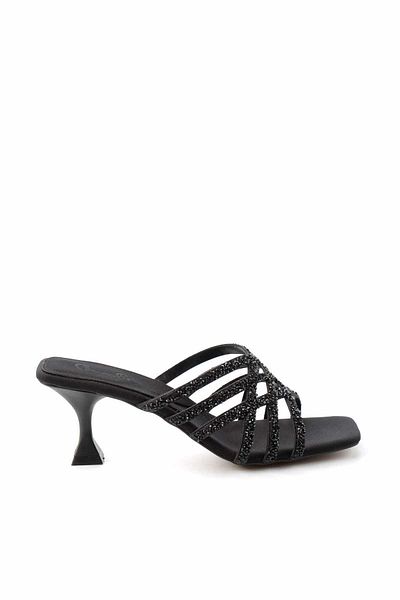 Bambi Matte Black Women's Slippers K04209332038