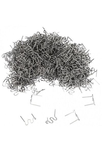 OEM Set of 200 metal reinforcing staples for plastic welding, bonding/repairing machine (spiral)