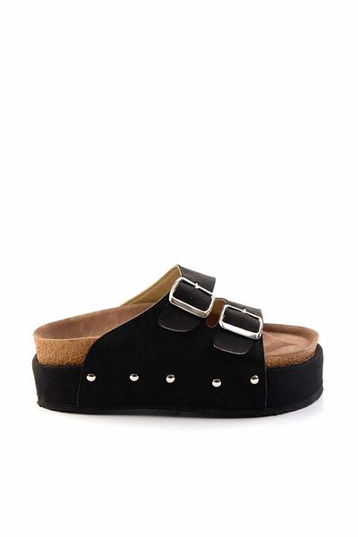 Bambi Black Women's Slippers K04192171502