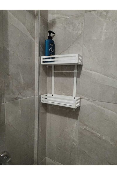 lyla concept Toren 2 Tier Metal Shampoo Dispenser Set