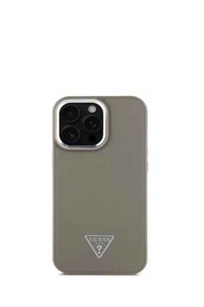 Guess Original GUESS iPhone 16 Pro Max Case - Premium Leather & Silicone Wireless Charging Case with Stylish French Design