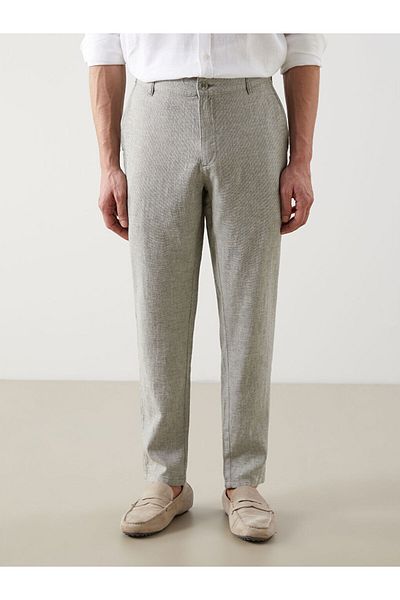 LC Waikiki Ανδρικό παντελόνι Chino New Season Standard Fit Λινό Μικτό - S51104Z8