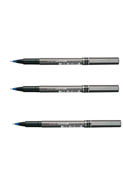 UNİ-BALL UNİBALL MİCRO DELUXE ( 0.5 ) ROLLER KALEM MAVİ ( Üç Adet )