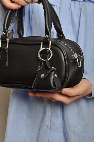 WITH-W Kadın Ayarlanabilir Askılı Deri Model, Airpods Çanta Aksesuarlı, Çapra...