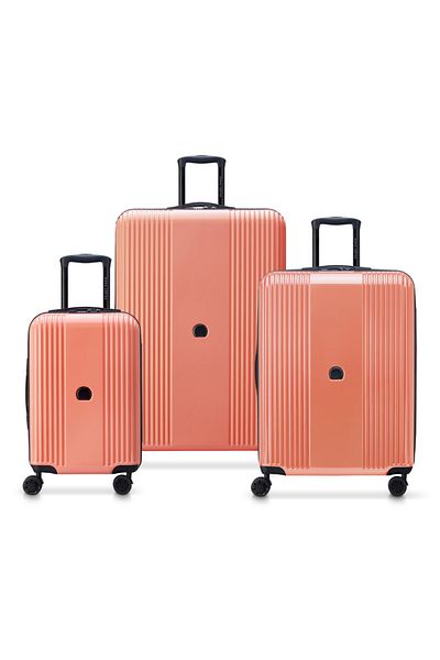 Delsey OPHELIE 3-PIECE SET 55/70/82CM CORAL PINK