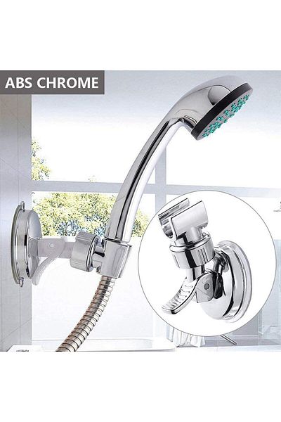 OEM Shower head holder, Plastic, Silver/Yellow