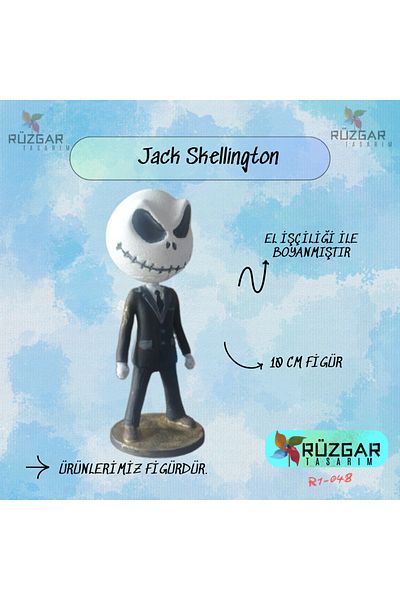 Rüzgar Tasarım  Bride Jack Skellington 10 cm Figure