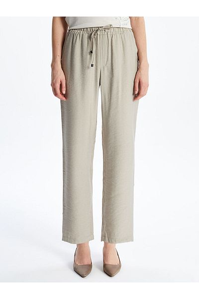 LC Waikiki New Season Elastic Waist Carrot Cut Women's Trousers - S5G158Z8