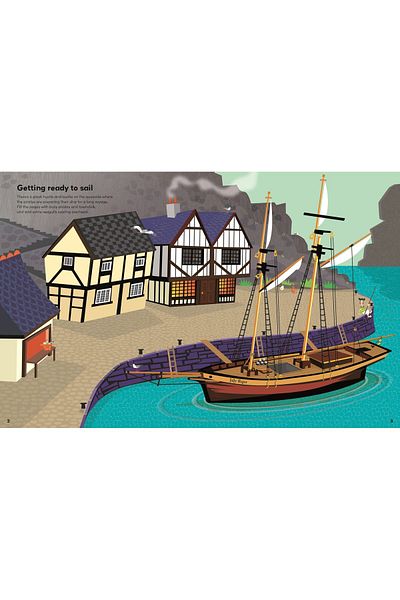 Usborne Pirate Sticker Book