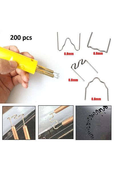 OEM Set of 200 Plastic Welding tool Staples 4 models