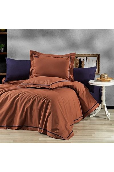 Altınbaşak Creaforce Ramsey Cinnamon Double Duvet Cover Set