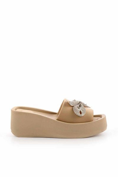 Bambi Beige Women's Slippers K04140230004