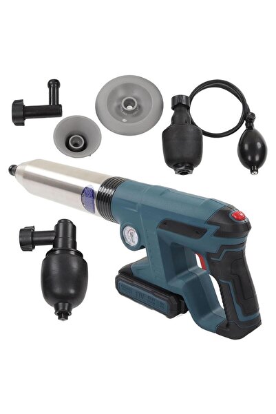 Powermaster Elektromer EL-26077 Şarjlı Yüksek Basınçlı Tuvalet Pistonu Pompası