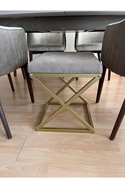 lyla concept X Ayaklı Metal Puf