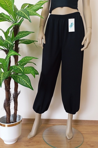 VİP BERA TEKSTİL Kadın Soft Kumaş Şalvar Model Balon Pantolon