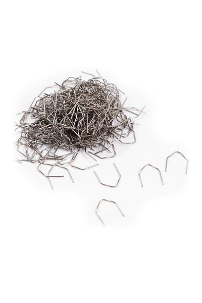 OEM Set 500 pieces of reinforcing metal staples for plastic welding machine, car bumper bonding/repair