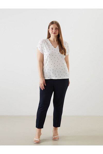 LC Waikiki New Season Elastic Waist Carrot Cut Women's Trousers - S5G158Z8