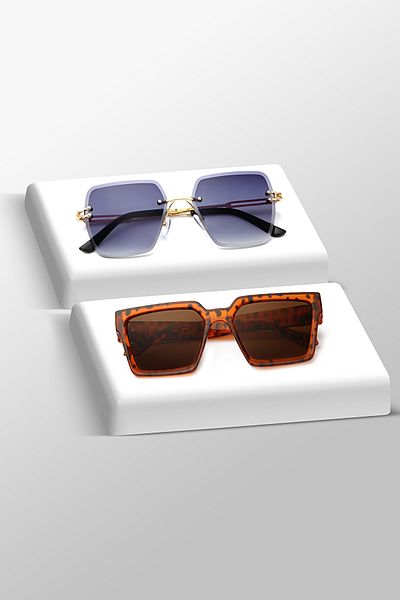 Nilu Moda Set of 2 Sun Glasses