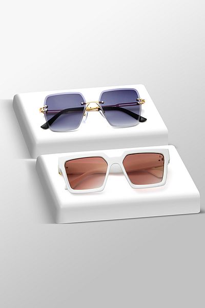 Nilu Moda Set of 2 Sun Glasses