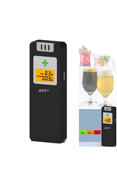 GENERAL Alcooltest Certified NF APF, NFX 20-702 – Digital Tester with LCD Display, Accuracy 0.01%