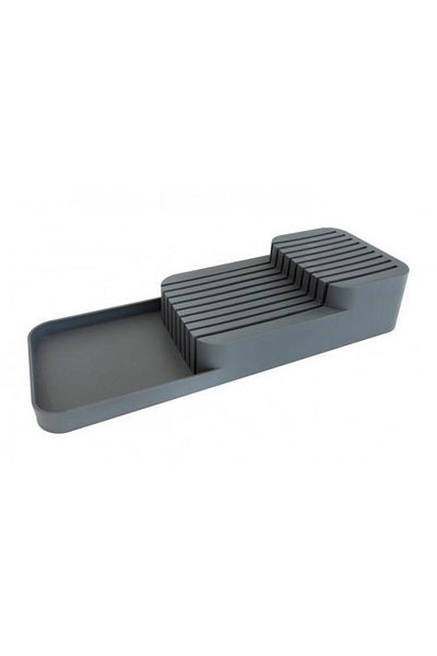ABYZ Knife drawer organizer, 39x14x7.3cm, color Grey