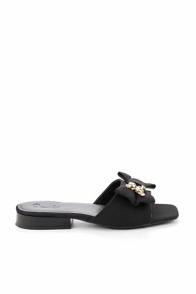 Bambi Matte Black Women's Slippers K04213286638