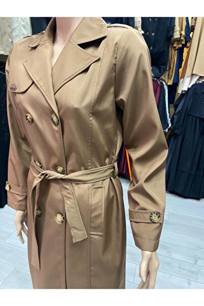 Oğuzhan Orta Uzun Astarlı Trençkot