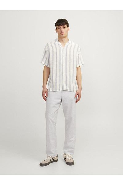 Jack & Jones Jpstkane Summer Linen Blend Jogger Sn Men's Trousers