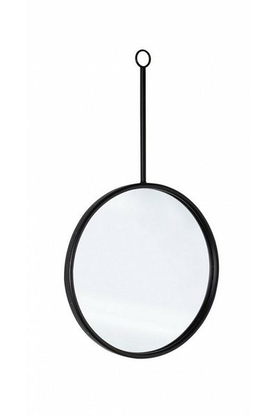Bizzotto Wall mirror with black iron frame Regular 40x3x70 cm