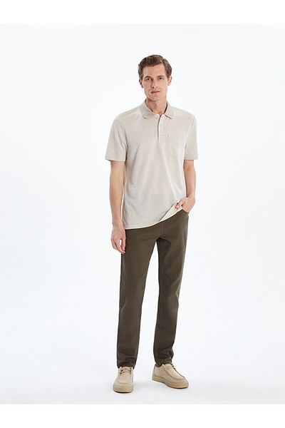 LC Waikiki Νέα σεζόν Polo Neck Pique Ανδρικό Tisort - S5FB69Z8
