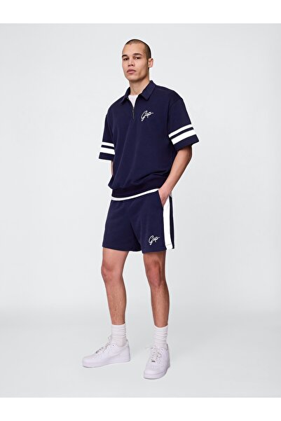 GAP Erkek Lacivert VintageSoft Sweat Şort