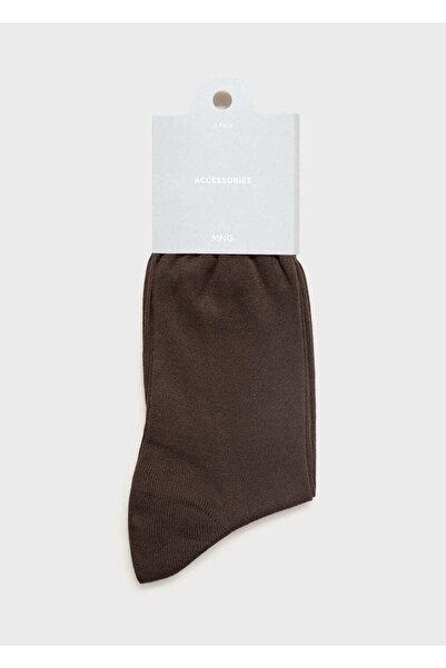 MANGO Man 2'li uzun pamuklu çorap seti