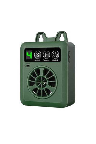 OEM Dispozitiv anti-lătrat, Plastic, 9 x 5 x 12,5 cm, Verde