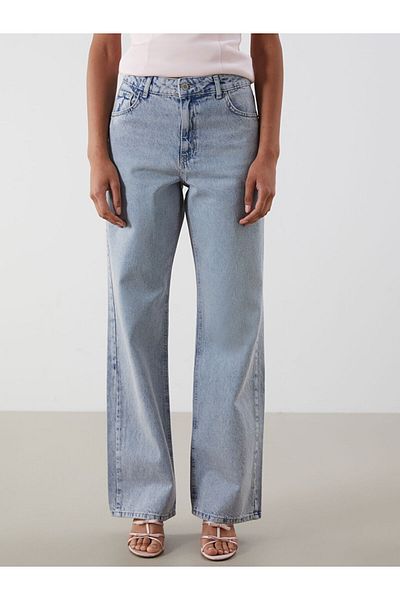 LC Waikiki New Season Straight Fit Women's Jean Trousers - S5Ne93Z8