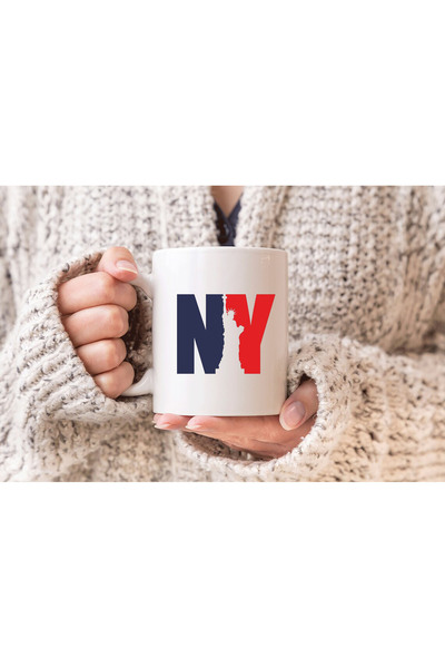 MODA كوب بورسلين هدية مطبوع من أمريكا نيويورك