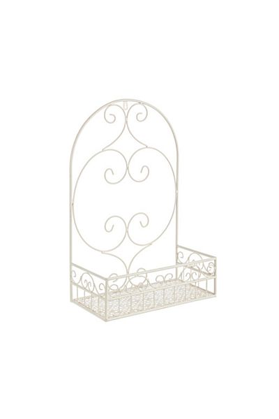 Bizzotto Etajera fier forjat crem 40 cm x 21 cm x 61h