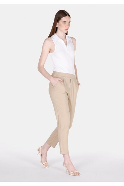 Colin's Regular Fit Low Waist Straight Leg Women's Mink Trousers