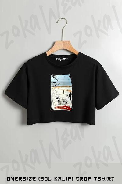 ZOKAWEAR Fear And This Is Bat Country Τυπωμένο μπλουζάκι μεγάλου μεγέθους