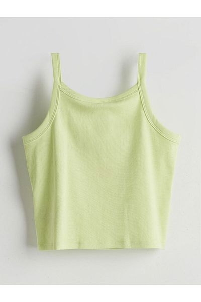 LC Waikiki New Season Square Collar Girls' Undershirt - S5Cp87Z4