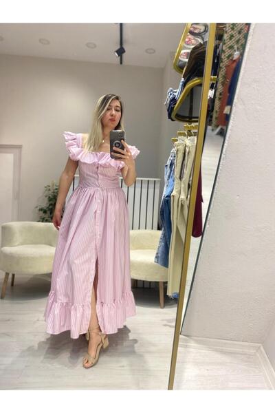 Roseden Bridgertone Pembe Elbise