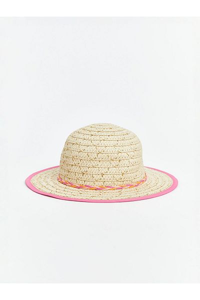 LC Waikiki New Season Bow Detailed Baby Girl Straw Hat - S5Bp27Z1