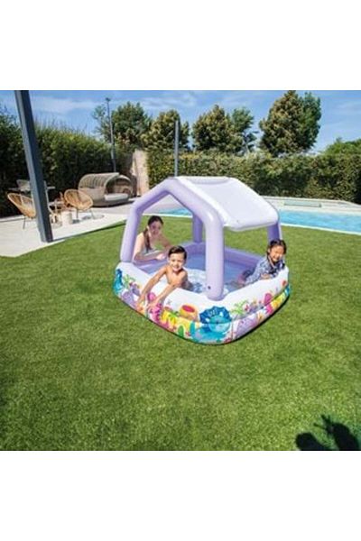 Intex Covered Pool 'Sun Shade' for Kids 157 x 157 x 122 cm - Intex