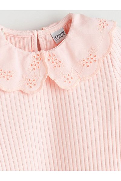 LC Waikiki Νέα σεζόν Baby Collar Girl's Tisort - S5L314Z4