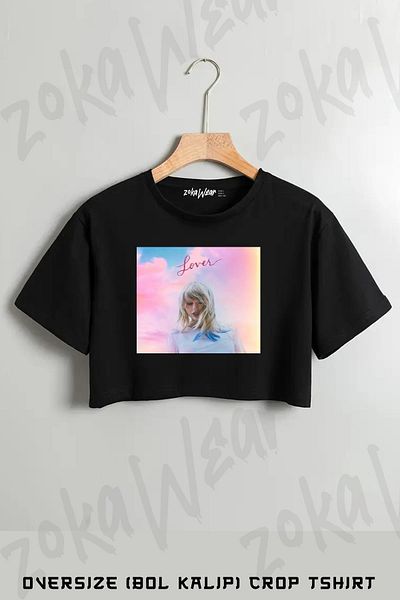 ZOKAWEAR Tricou oversize cu imprimeu Lover V2 Taylor Swift